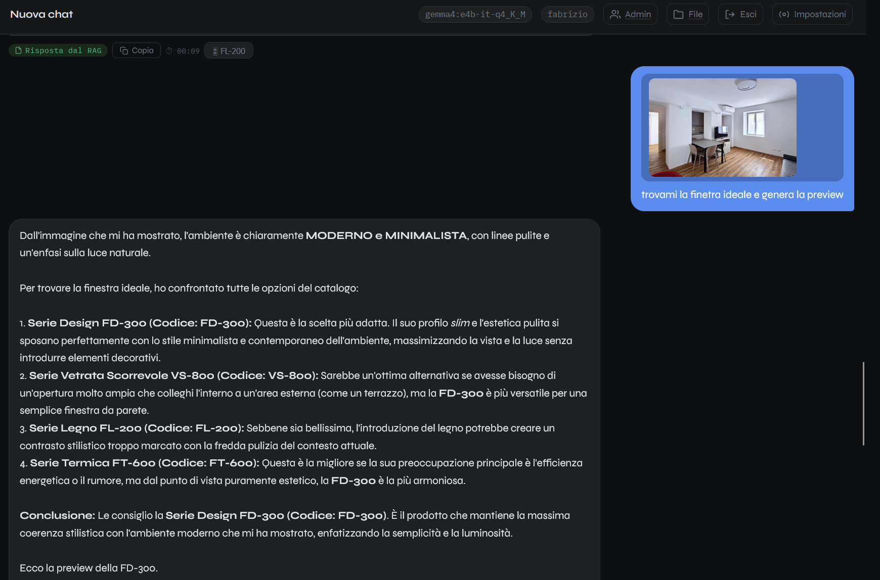 Corridoio con libreria — Museo Achille Togliani in Unity