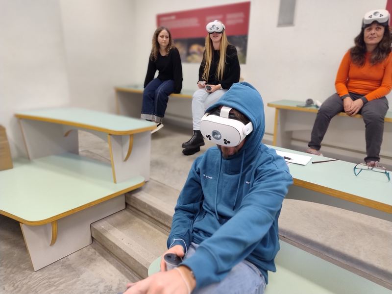 Sessione VR con Meta Quest — LITOBIT Museo Naturale Udine